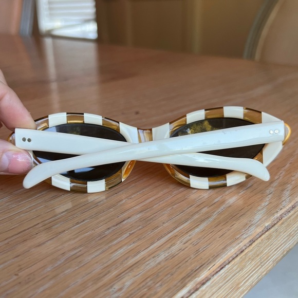 Trifari vintage RARE 1960's Op art sunglasses - Picture 7 of 9